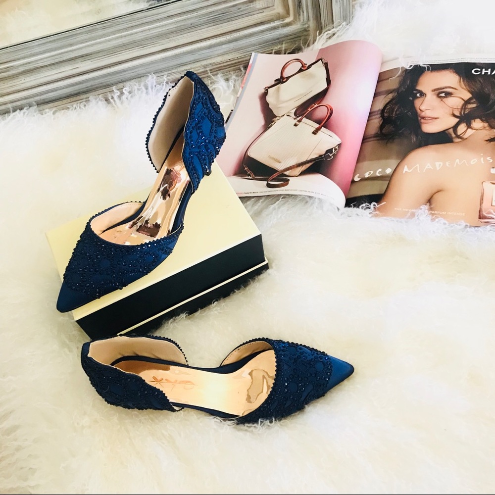 Pumps Pointed Toe Low Kitten Heels